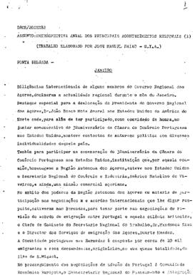 Retrospectiva anual dos principais acontecimentos regionais
