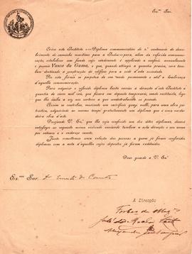 Diploma comemorativo descobrimento caminho marítimo para a Índia