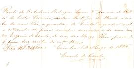 Mesada de março de Ernesto e Eugénio do Canto