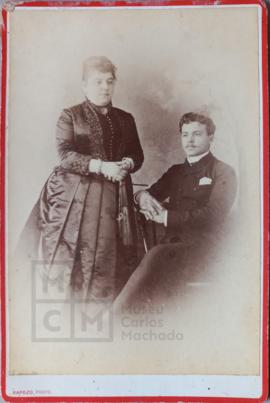 "Tia Anica com o marido Filomeno Bicudo"