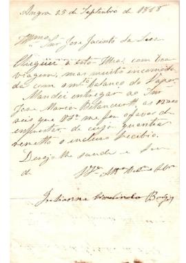 Ill.mo Snr. José Jacinto da Luz