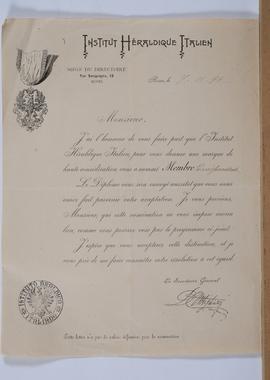 Certificado de membro correspondente