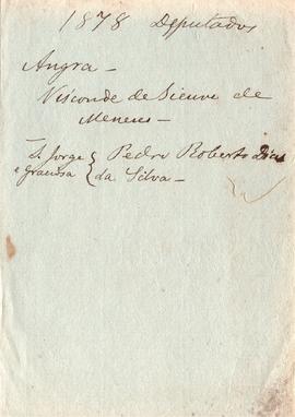 1878 Deputados