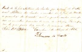 Mesada de março de 1856