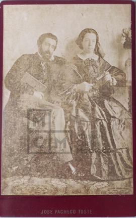 "Ernesto do Canto e esposa, Margarida Leite do Canto"