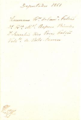 Deputados 1861