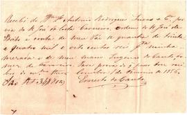 Mesada de fevereiro de Ernesto e Eugénio do Canto