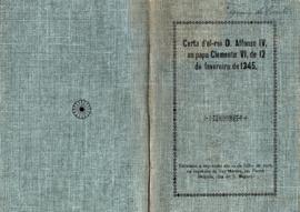 Carta d’el-rei D. Affonso IV, ao papa Clemente VI […]