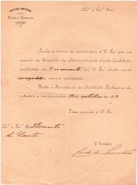 Eleição para sócio correspondente