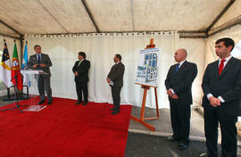 O presidente do Governo Regional presidiu à cerimónia de inauguração do Parque Empresarial e Tecn...