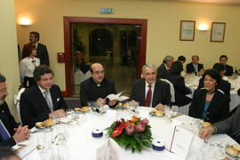 Bispo de Angra D. António de Sousa Braga, no jantar da Tomada de Posse do IX Governo Regional dos...