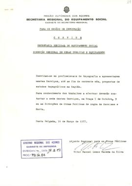 Convite para publicação aos profissionais de topografia