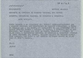Comunicado acerca do deficiente abastecimento de cebolas no mercado