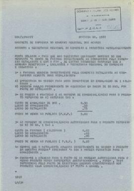 Esclarecimento sobre a venda de farinha diretamente ao consumidor