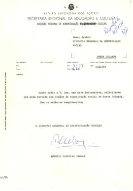 Ofício para divulgação