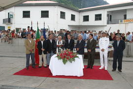 Sessão de inauguração do Porto de Pescas