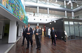 Chegada do Presidente do Governo Regional, Vasco Cordeiro, ao Hospital da Horta