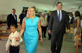 Chegada do presidente do Governo Regional e da Diretora Regional da Juventude à inauguração do Ce...