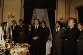 Jantar no Palácio da Conceição em honra do Primeiro Ministro, Francisco Pinto Balsemão