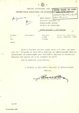 Ofício para divulgação