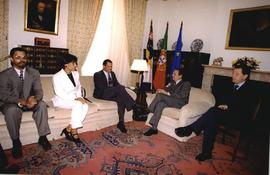 Audiência que o Presidente do Governo Regional concedeu, ao Ministro do Comércio, Indústria e Ene...