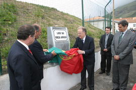Descerramento de nova placa toponímica da Praça das Forças Armadas.