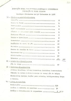 Relatório dos serviços efetuados no 2.º trimestre de 1978 pela Inspeção Geral dos Produtos Agríco...