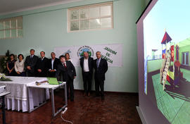Apresentação do projeto de remodelação da Creche e Jardim de Infância do Centro Infantil, na freg...