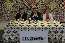Conferência de Imprensa na sede do NEA - Núcleo de Estudos Açorianos