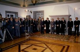 Convidados, comunicação social e elenco governativo do VI Governo