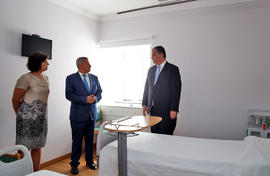 O Presidente do Governo Regional visita as áreas e os espaços do Lar D. Pedro V