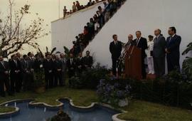 Homenagem aos Açores, junto ao Monumento da Memória
