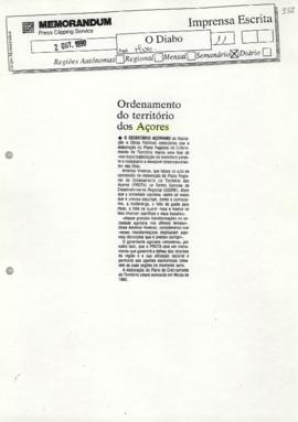 Ordenamento do território dos Açores