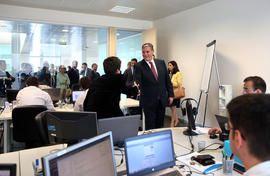 O Presidente do Governo Regional visita as instalações e serviços do NONAGON - Parque de Ciência ...
