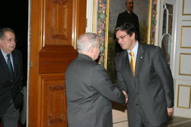 O presidente da Câmara dos Comuns do Canadá recebido pelo Secretário Regional da Presidência, no ...
