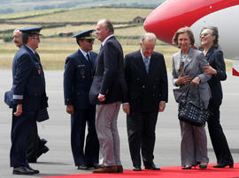 Chegada dos Reis de Espanha aos Açores