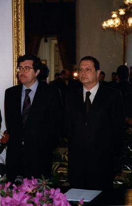 Ministro da Ciência e Tecnologia e o Presidente do Governo Regional