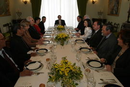 Almoço em honra do Bispo resignatário de Dili, D. Ximenes Belo