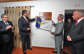 Descerramento da Placa das novas instalações da Junta de Freguesia de Norte Pequeno