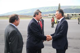 Receção do Presidente da Assembleia Legislativa da Região Autónoma dos Açores, Fernando Menezes a...