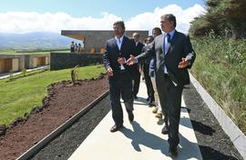 O empresário Rodrigo Herédia, acompanha o Presidente do Governo Regional na visita ao exterior do...