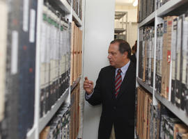 Visita ao depósito do Arquivo da Presidência do Governo Regional aquando da sua inauguração