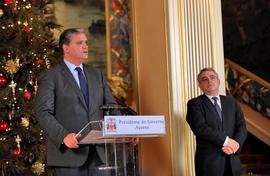 Declarações do  presidente do Governo Regional aos meios de Comunicação Social, após audiência, c...