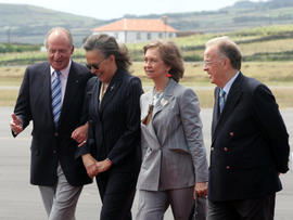 Reis de Espanha, Presidente da República e senhora