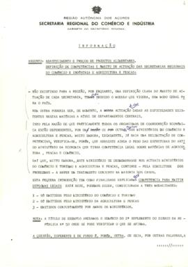 Informação sobre abastecimento e preços de produtos alimentares