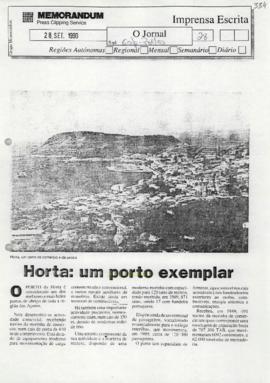 Horta: um porto exemplar