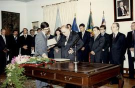 Assinatura da Tomada de Posse do Presidente do Governo Regional
