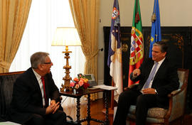 O Presidente do Governo Regional recebeu em audiência, o Comissário Europeu para o Ambiente, Assu...