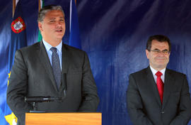 Discurso do Presidente do Governo Regional na cerimónia de lançamento da Primeira Pedra, da obra ...