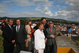 Visita do presidente da República ao miradouro do Alto da Memória, também conhecido como Outeiro ...